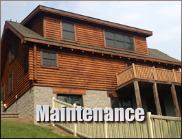  Bullitt County, Kentucky Log Home Maintenance