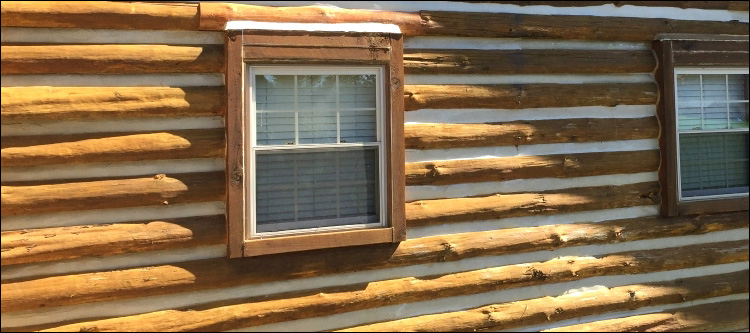 Log Home Whole Log Replacement  Bullitt County, Kentucky