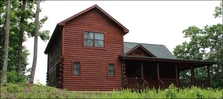 Professional Log Home Borate Application  Bullitt County, Kentucky