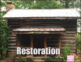 Historic Log Cabin Restoration  Bullitt County, Kentucky